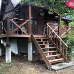 イタウバで作ったウッドデッキ