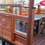 アマゾンジャラで作ったウッドデッキ・ウッドフェンスの施工写真