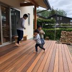 イタウバで作ったウッドデッキ
