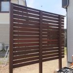 イタウバで作ったウッドフェンスの施工写真・お客様からの口コミ