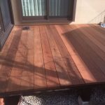 ウッドデッキの施工写真